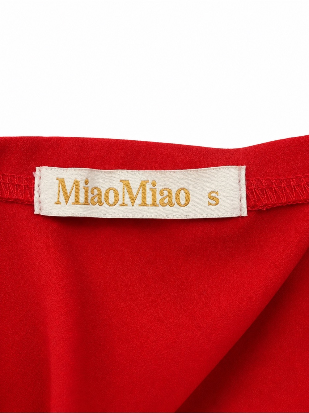 Red Ruffle Sleeve Bodycon Dress - Picture 4 of 5